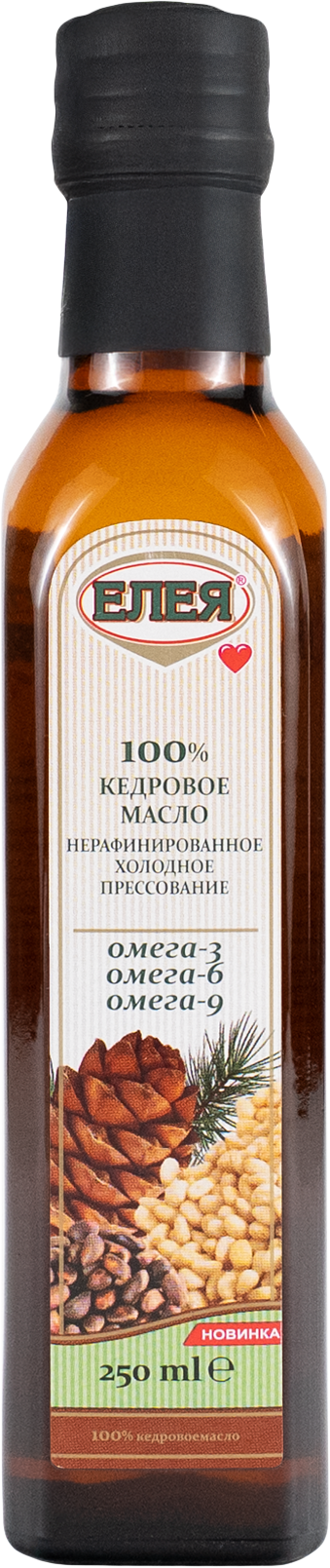 Кедровое масло «ЕЛЕЯ» холодного отжима нерафинированное,